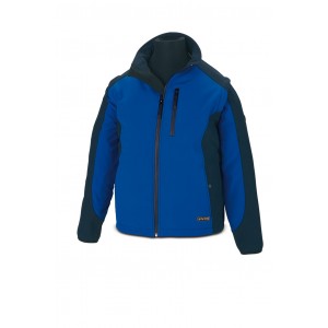 CASACO SOFTSHELL BICOLOR AZUL/PRETO 288-CSA